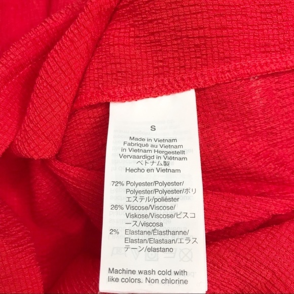 MADEWELL TEXTURE & THREAD Peasant Short Sleeve Top Blouse S - Picture 8 of 9